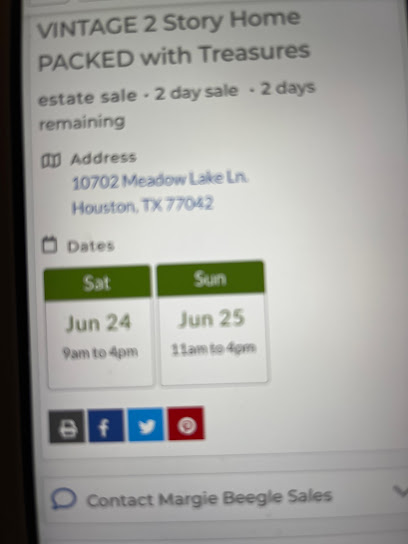 Margie Beegle Sales